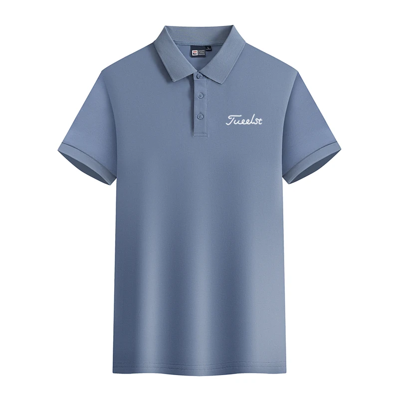 

Summer Korea Golf Hot Men's New Cotton Polo Shirts High Quality Breathable Polo Shirt Short Sleeve Tops Leisure Wear Man Polos