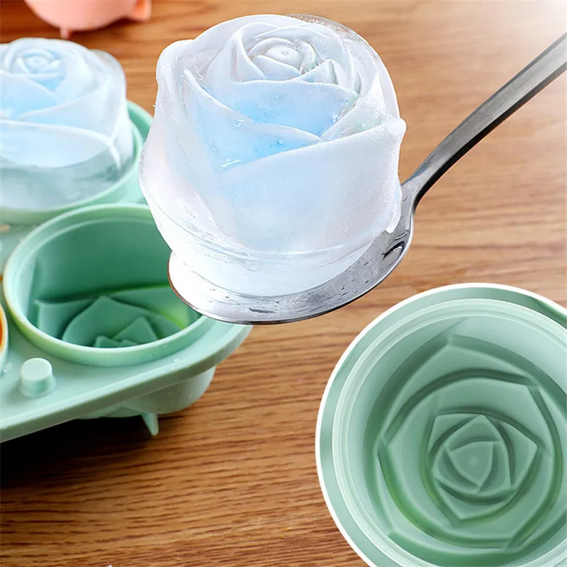 4 Grids Rose Square Ice Tray Mold Rose Flower Shape Ice Mold Ice Maker Rose Ice Mould Food Grade Silicone Mold Ice Making Tools
4 Grids Rose Square Ice Tray Mold Rose Flower Shape Ice Mold Ice Maker Rose Ice Mould Food Grade Silicone Mold Ice Making Tools