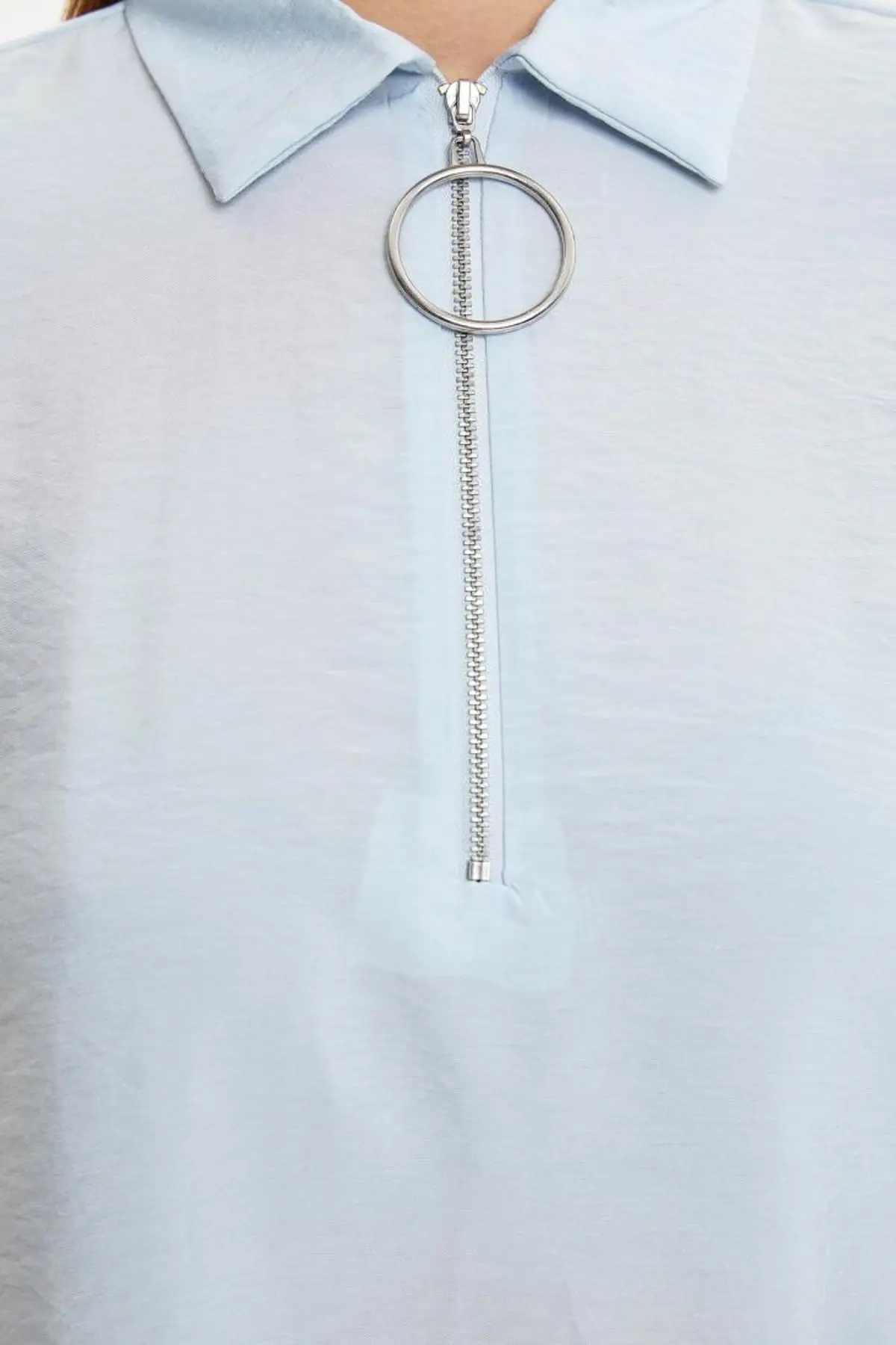 Oversize Collar Zipped Tunic Women Muslim Tunic 2021 Fashion
Oversize Collar Zipped Tunic Women Muslim Tunic 2021 Fashion