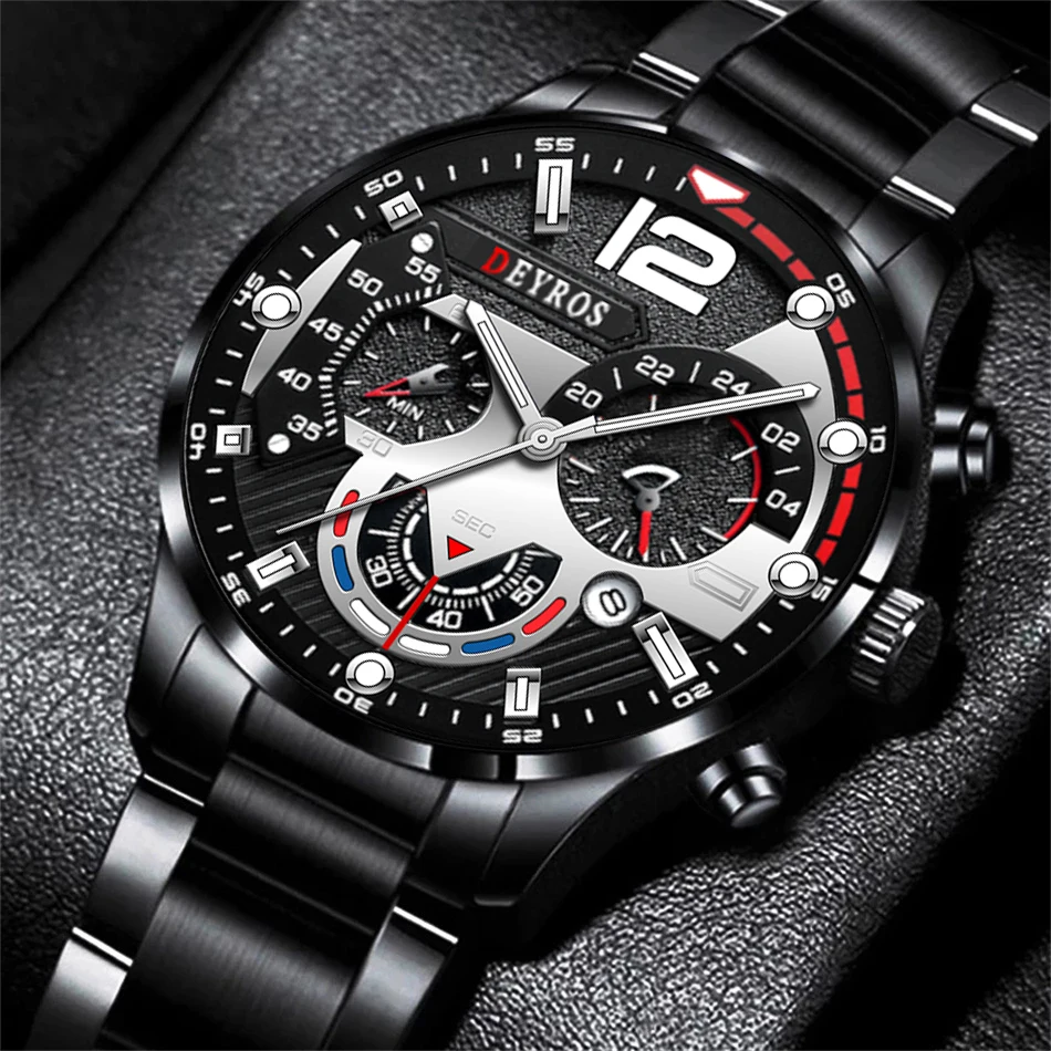 Luxury Mens Watches Stainless Steel Quartz Fashion Calendar Watch For Men Business Luminous Leather Male Clock Relogio Masculino
Luxury Mens Watches Stainless Steel Quartz Fashion Calendar Watch For Men Business Luminous Leather Male Clock Relogio Masculino