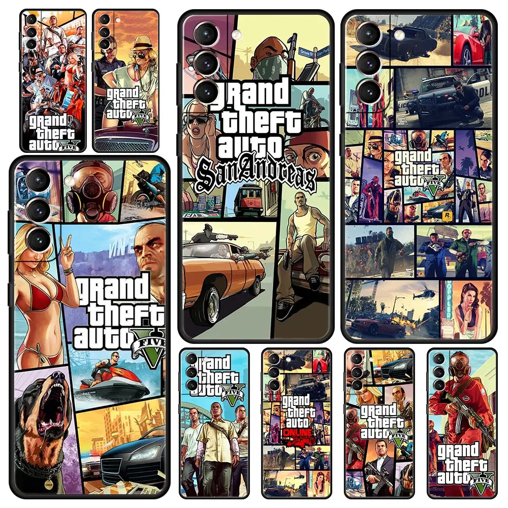 Rockstar gta 5 Grand Theft Auto Soft Phone Case For Samsung Galaxy S23 S22 S20 Ultra S21 FE 5G S10 S9 Plus S10E S8 Note 20 Cover
Rockstar gta 5 Grand Theft Auto Soft Phone Case For Samsung Galaxy S23 S22 S20 Ultra S21 FE 5G S10 S9 Plus S10E S8 Note 20 Cover