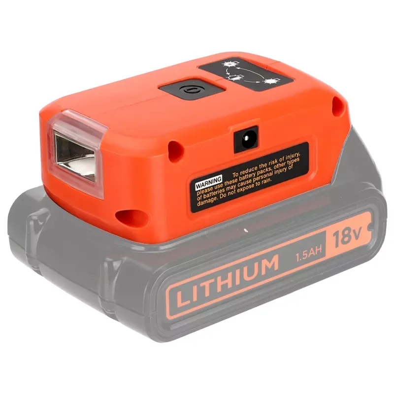 NEW Work Light Dual USB Charger With LED Converter For BLACK&DECKER 14.4-20V Li-on Battery Max Power Source Power Station Ad
NEW Work Light Dual USB Charger With LED Converter For BLACK&DECKER 14.4-20V Li-on Battery Max Power Source Power Station Ad