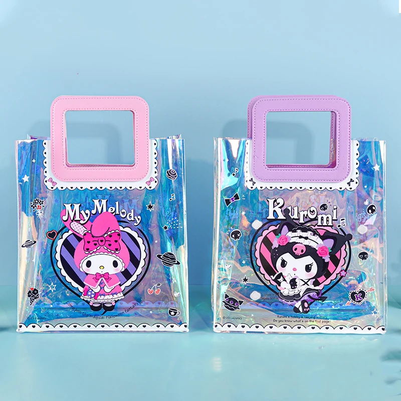Kawaii Sanrio Gift Bags Kuromi My Melody Accessories Cute Beauty Cartoon Anime Pvc Handbags Transparent Toys for Girls Gift
Kawaii Sanrio Gift Bags Kuromi My Melody Accessories Cute Beauty Cartoon Anime Pvc Handbags Transparent Toys for Girls Gift
