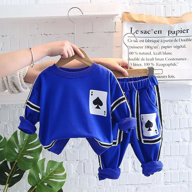 Spring and Autumn Children's Handsome Sweater Pants Two Piece Set New Boys and Girls' Casual Clothing Set 2023 New
Spring and Autumn Children's Handsome Sweater Pants Two Piece Set New Boys and Girls' Casual Clothing Set 2023 New