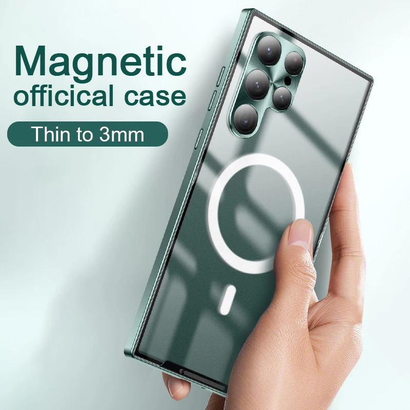 Magic Shield Ultrathin Metal Case For Samsung Galaxy Note20 S22 S21 S23 Ultra Note10 Plus S20 FE Transparent Frosted Back Cover
Magic Shield Ultrathin Metal Case For Samsung Galaxy Note20 S22 S21 S23 Ultra Note10 Plus S20 FE Transparent Frosted Back Cover