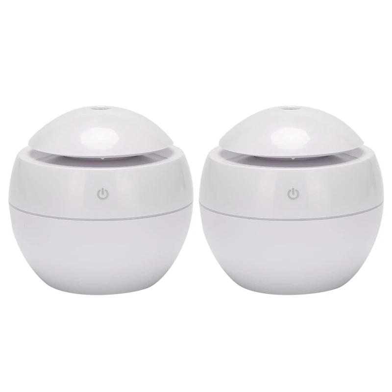 2X Variable Aromatherapy Essential Oil Diffuser Mini USB Air Humidifier Portable Ultrasonic Atomizing Humidifier White
2X Variable Aromatherapy Essential Oil Diffuser Mini USB Air Humidifier Portable Ultrasonic Atomizing Humidifier White
