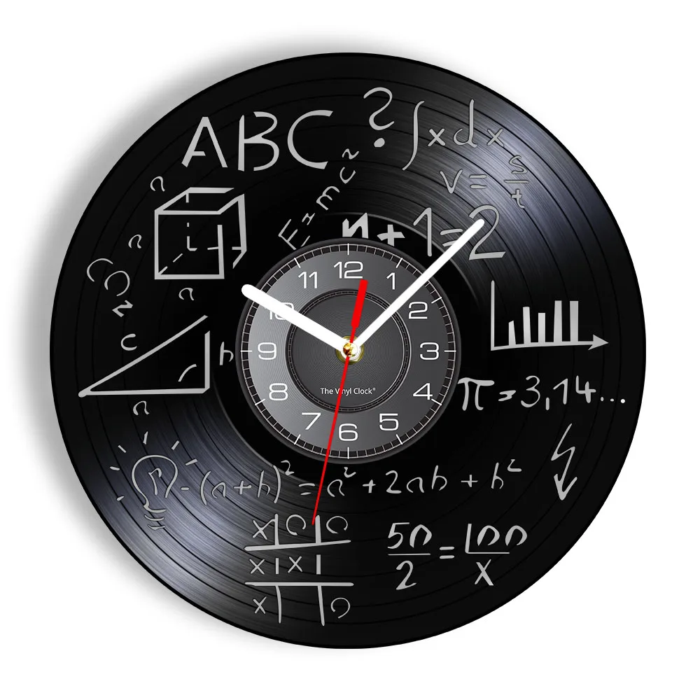 Настенные часы Science Art Math Equation, виниловая запись, школьные настенные часы с надписью Math Pi Geek, подарок учителю
Настенные часы Science Art Math Equation, виниловая запись, школьные настенные часы с надписью Math Pi Geek, подарок учителю