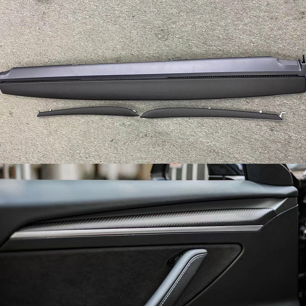 LHD Genuine Carbon Fiber Interior Center Console Dashboard Panel Door Trim Strip For Tesla Model 3 Model Y 2020 2021 2022
LHD Genuine Carbon Fiber Interior Center Console Dashboard Panel Door Trim Strip For Tesla Model 3 Model Y 2020 2021 2022