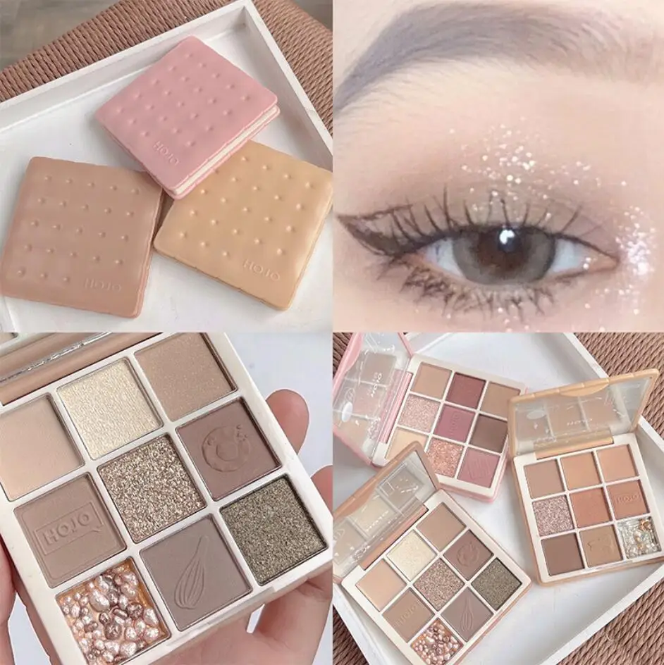 Lovely Biscuits Glitter 9 Colors Eyeshadow Palette Matte Shiny Highlights Long Lasting Shimmer Korean Eye Shadow Makeup T2198
Lovely Biscuits Glitter 9 Colors Eyeshadow Palette Matte Shiny Highlights Long Lasting Shimmer Korean Eye Shadow Makeup T2198