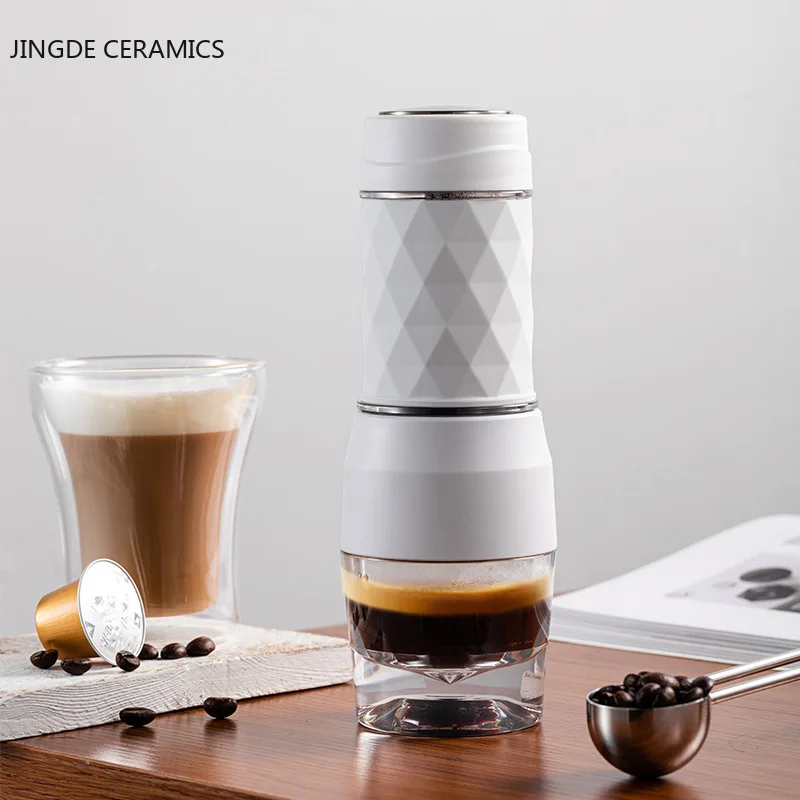 Italian Portable Coffee Automatic Machine Pressure Coffee Maker Household Office Car Travel Camping Hiking Moka Coffee Pot
Italian Portable Coffee Automatic Machine Pressure Coffee Maker Household Office Car Travel Camping Hiking Moka Coffee Pot
