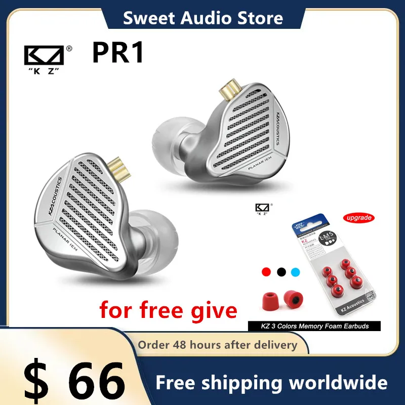 KZ PR1 Planar Driver In Ear Wired Earphones Music Headphones HiFi Bass Monitor Earbuds Sport Headset
KZ PR1 Planar Driver In Ear Wired Earphones Music Headphones HiFi Bass Monitor Earbuds Sport Headset