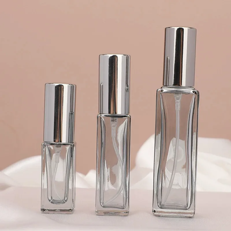 

5ml 10ml 20ml Mini Perfume Spray Bottle Glass Refillable Bottles Portable Travel Oils Liquid Cosmetic Container Perfume Atomizer