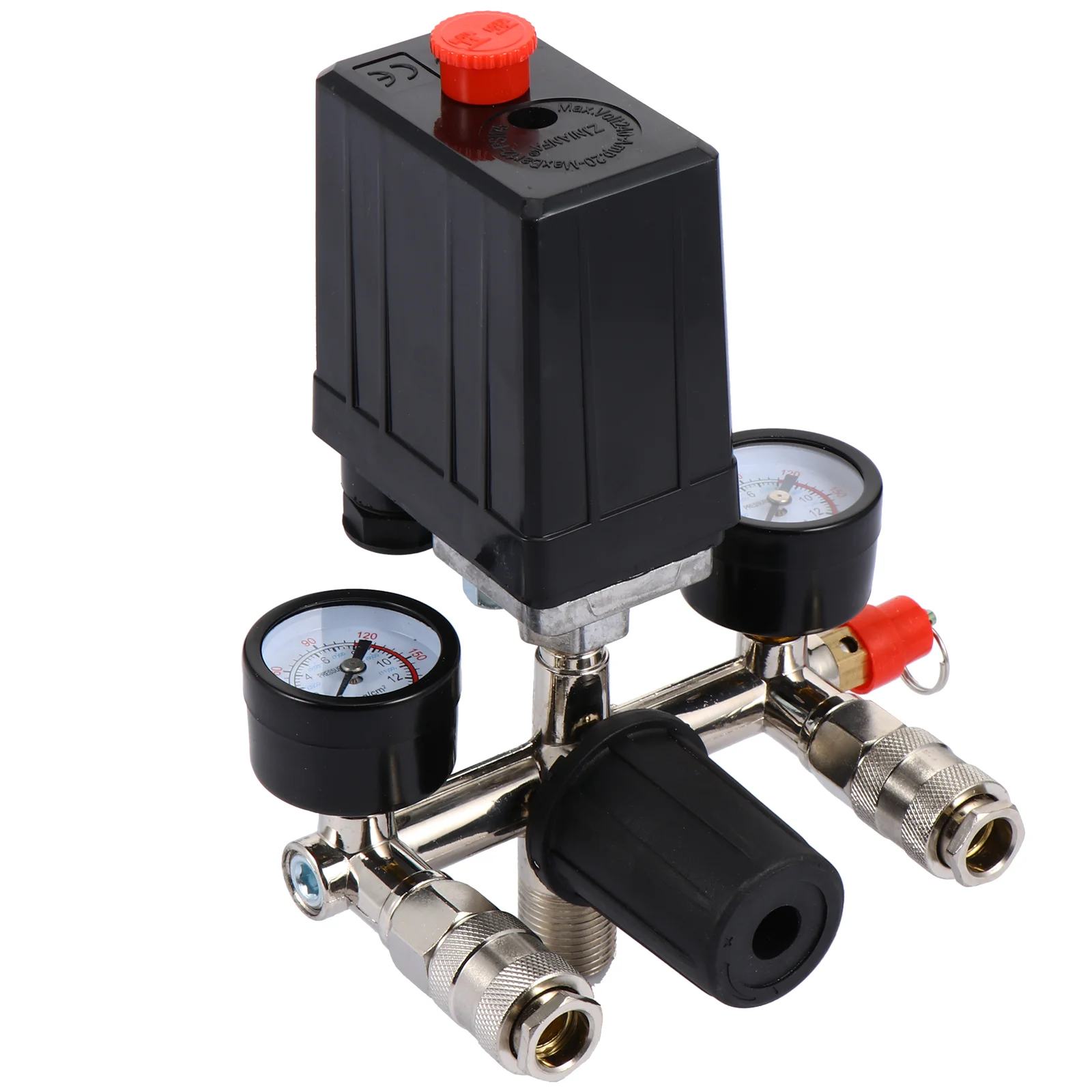 Pressure Regulator Air Control Gauge Compressor Switch Waterbracket Assembly Manifold
Pressure Regulator Air Control Gauge Compressor Switch Waterbracket Assembly Manifold