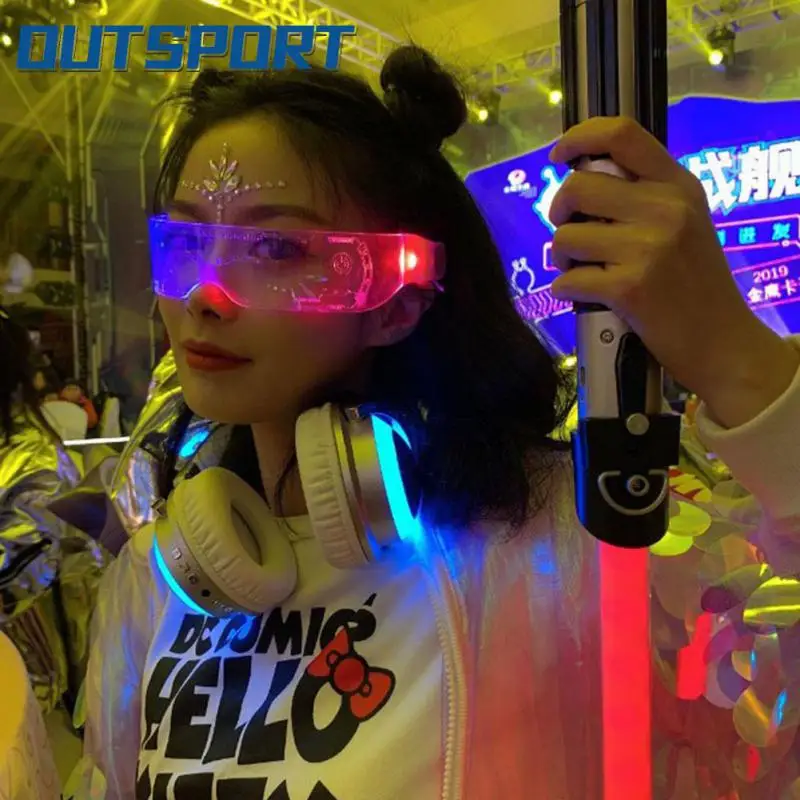 Designer Sunglasses LED Luminous Sun Glasses Vintage Punk Cycling Glasses Goggles Men Women Fashion Party Eyewear UV400
Designer Sunglasses LED Luminous Sun Glasses Vintage Punk Cycling Glasses Goggles Men Women Fashion Party Eyewear UV400