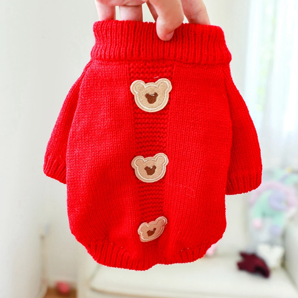 Winter Cartoon Bear Cat Dog Clothes Warm Christmas Sweater For Small Yorkie Pet Clothing Coat Knitting Crochet Outfits
Winter Cartoon Bear Cat Dog Clothes Warm Christmas Sweater For Small Yorkie Pet Clothing Coat Knitting Crochet Outfits
