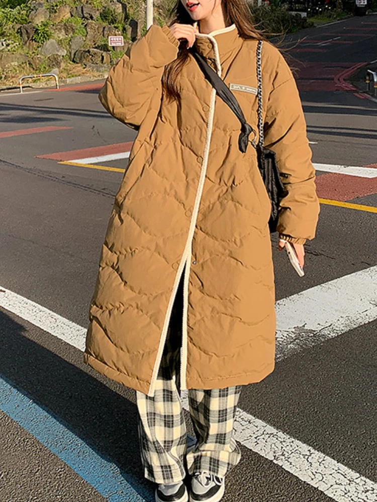 Women's Jackets New in Winter Fashionable Coats Elegant Korean Version Stand Collar Commuting Warm Parkas Women's Clothing
Women's Jackets New in Winter Fashionable Coats Elegant Korean Version Stand Collar Commuting Warm Parkas Women's Clothing