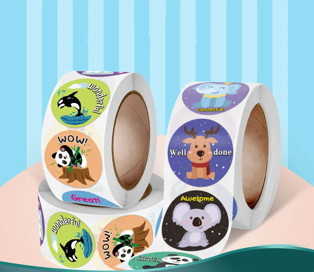 2.5cm/500pcs Cartoon Animal Kids Stickers Tags Scrapbook Cute DIY Toy Stationery Holiday Decoration Gift Label Decorate
2.5cm/500pcs Cartoon Animal Kids Stickers Tags Scrapbook Cute DIY Toy Stationery Holiday Decoration Gift Label Decorate