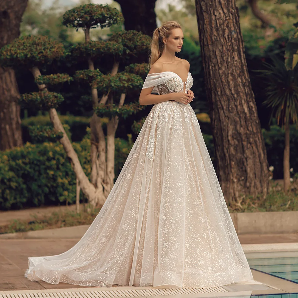 Vintage Wedding Dress 2022 Off The Shoulder Sweetheart Zipper Bridal Gowns Lace Appliques A-Line Vestido De Novia Custom Made
Vintage Wedding Dress 2022 Off The Shoulder Sweetheart Zipper Bridal Gowns Lace Appliques A-Line Vestido De Novia Custom Made