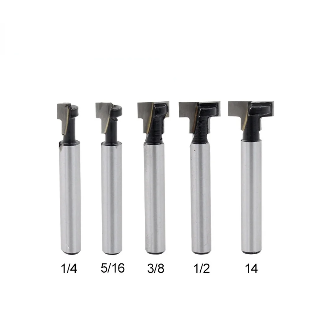 1/4" Shank T-Slot Cutter Router Bit Set Hex Bolt Key Hole Saw Bits T Slotting Milling Cutter For Wood Drilling Woodworking Tools
1/4" Shank T-Slot Cutter Router Bit Set Hex Bolt Key Hole Saw Bits T Slotting Milling Cutter For Wood Drilling Woodworking Tools