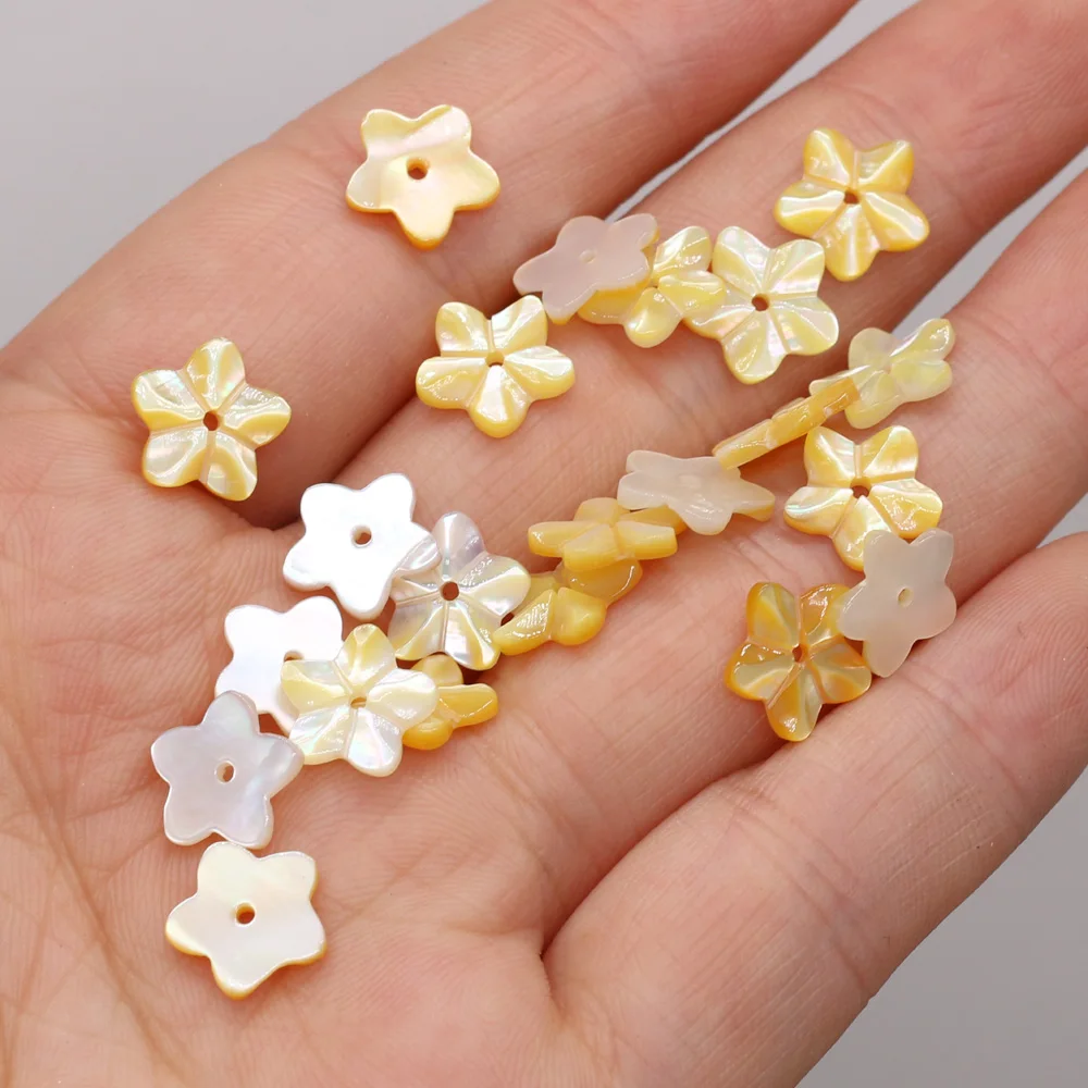 40PCS Natural SeaWater Shell Lucky Star Petal Bead Pendant For Jewelry MakingDIY Bracelet Necklace Accessories Charm Gift 8/10MM
40PCS Natural SeaWater Shell Lucky Star Petal Bead Pendant For Jewelry MakingDIY Bracelet Necklace Accessories Charm Gift 8/10MM