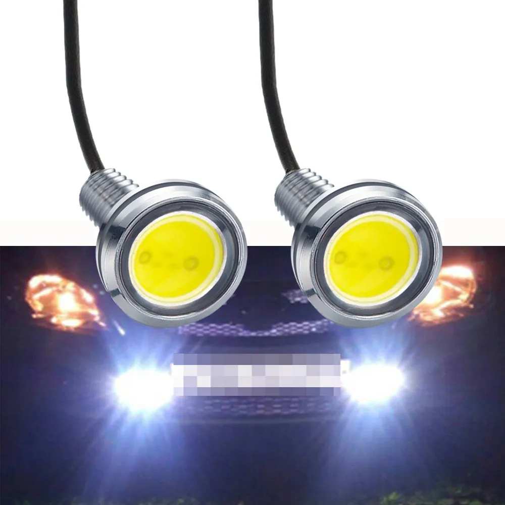 2pcs New 23MM Car Eagle Eye Silver Shell DRL Led Daytime Running Lights LED 12V Backup Reversing Parking Signal Automobiles Lamp
2pcs New 23MM Car Eagle Eye Silver Shell DRL Led Daytime Running Lights LED 12V Backup Reversing Parking Signal Automobiles Lamp