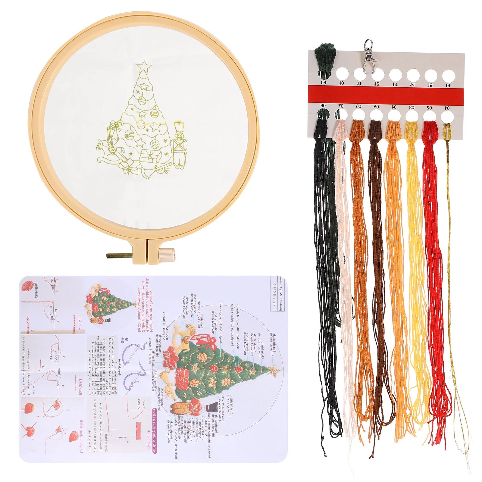 1 Set European Style Fun Christmas Theme 3D Cross Tools Embroidery Starter for DIY Crafts
1 Set European Style Fun Christmas Theme 3D Cross Tools Embroidery Starter for DIY Crafts