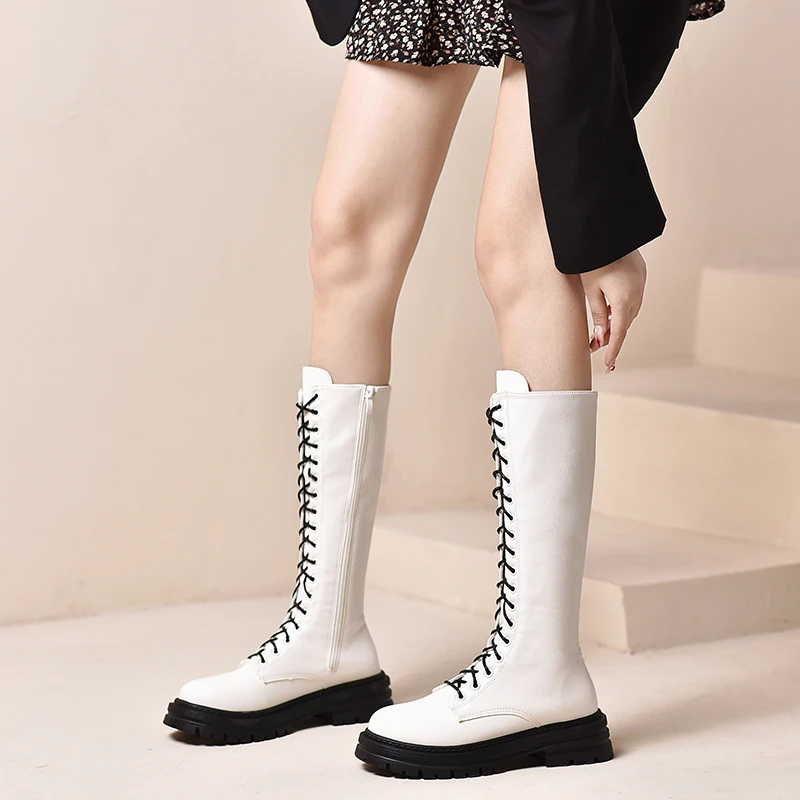 Women's Heels Shoes Autumn Sneakers Platform 2022 Thick Sole Zip Cross-tied Basic Lace-Up Boots Over-the-Knee Round Toe
Women's Heels Shoes Autumn Sneakers Platform 2022 Thick Sole Zip Cross-tied Basic Lace-Up Boots Over-the-Knee Round Toe