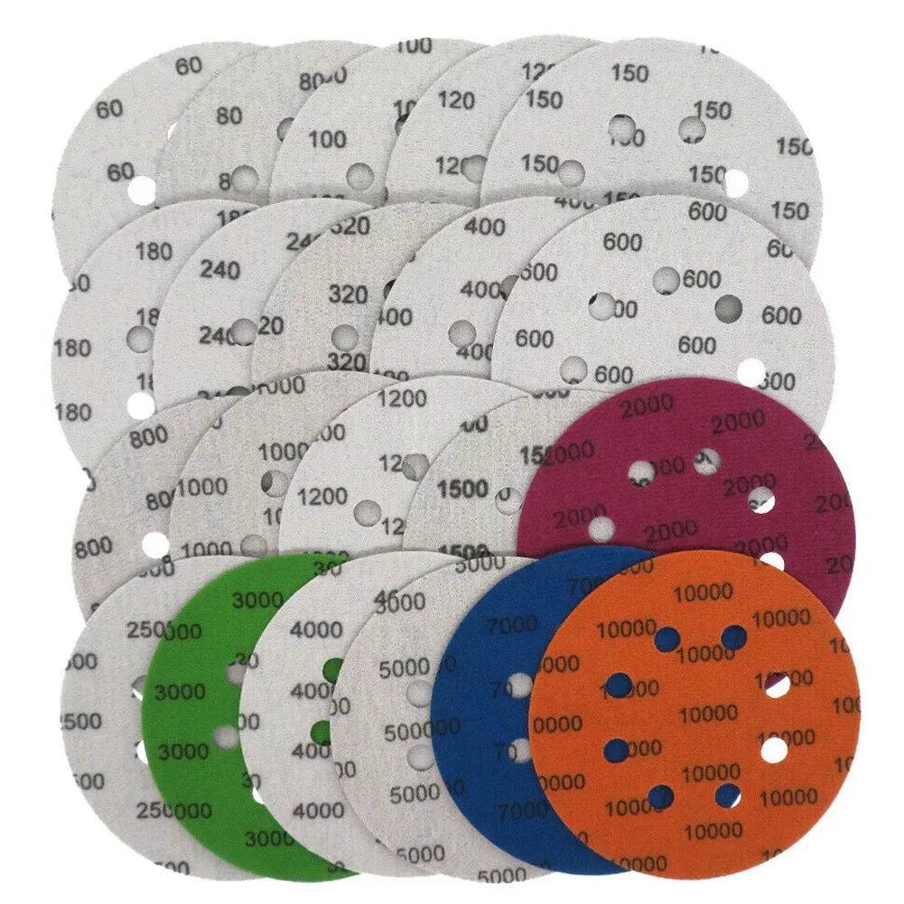 10pcs 125mm Wet Dry Sanding Papers 8 Holes Polishing Discs Silicon Carbide Sandpapers Grinding Backing Pad Abrasive Tools
10pcs 125mm Wet Dry Sanding Papers 8 Holes Polishing Discs Silicon Carbide Sandpapers Grinding Backing Pad Abrasive Tools