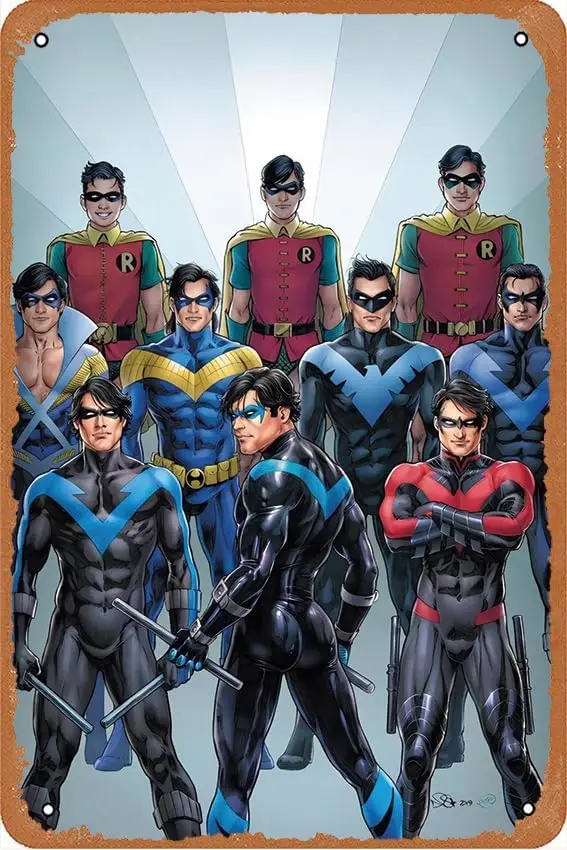 Постер фильма Nightwing Ретро металлическая жестяная вывеска настенная домашняя