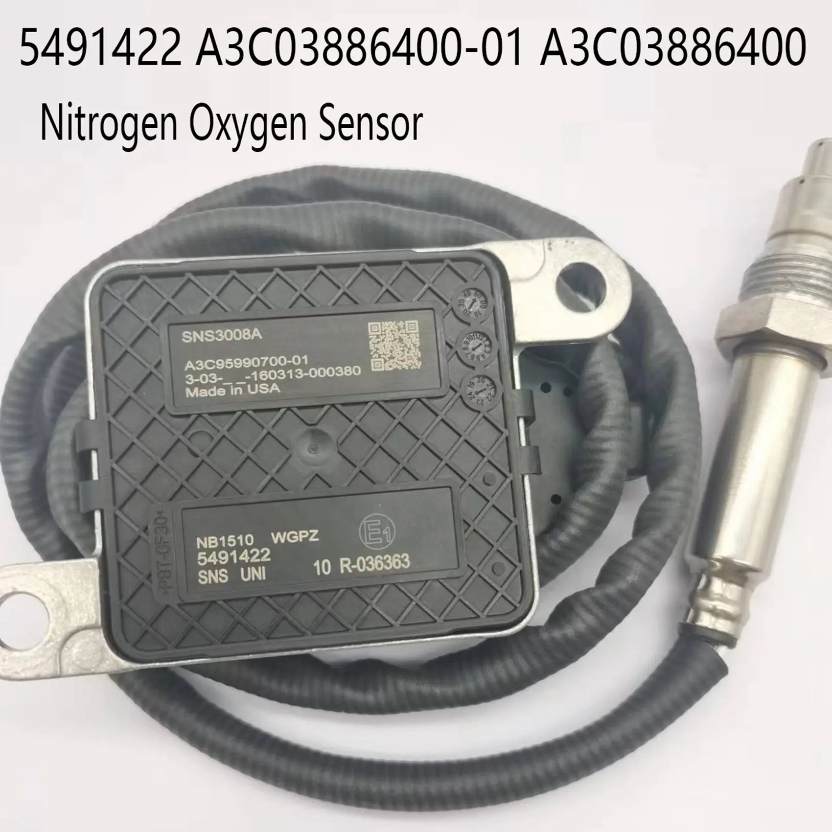 Азотный датчик кислорода для автомобиля, Датчик NOx 5491422, фотография A3C03886400
Азотный датчик кислорода для автомобиля, Датчик NOx 5491422, фотография A3C03886400