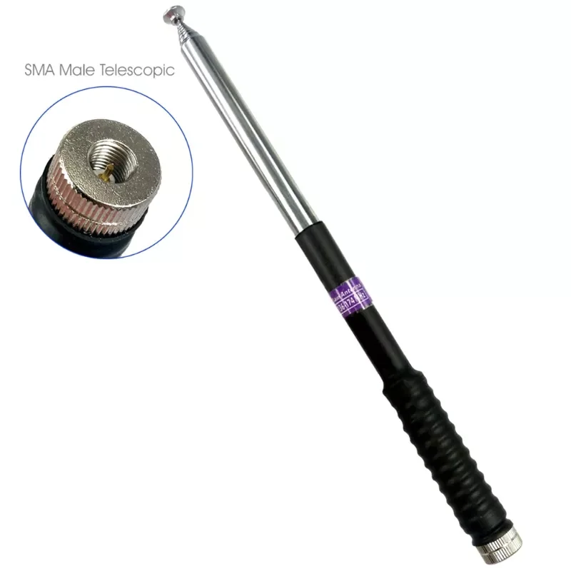 Telescopic Extendable Long Range 130cm 50'' SMA-Male Antenna for HandheldVC0 Garmin- Astro 220 320 430 900 Alpha- 50 10
Telescopic Extendable Long Range 130cm 50'' SMA-Male Antenna for HandheldVC0 Garmin- Astro 220 320 430 900 Alpha- 50 10