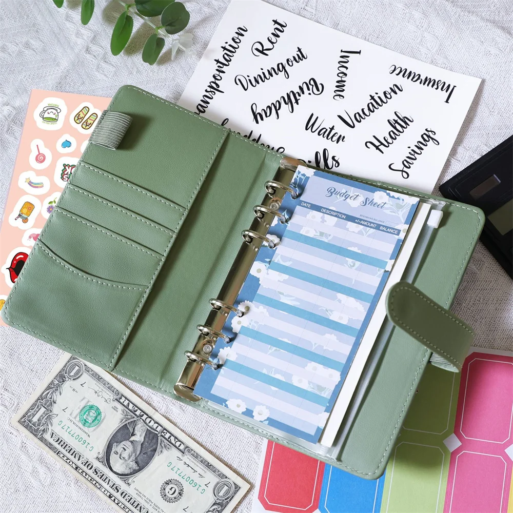 A6 Loose-Leaf Accounting Notebook Binder Budget Planner Money Organizer Cash Budget Financial Planner Hand Book Morandi Color
A6 Loose-Leaf Accounting Notebook Binder Budget Planner Money Organizer Cash Budget Financial Planner Hand Book Morandi Color