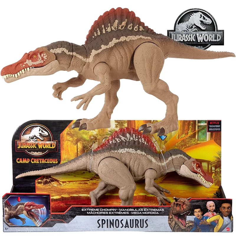 Jurassic World HCG54 Extreme Chompin Spinosaurus Dinosaur Movable Joints Bite Authentic Action Figure Huge Decoration Toys Gift
Jurassic World HCG54 Extreme Chompin Spinosaurus Dinosaur Movable Joints Bite Authentic Action Figure Huge Decoration Toys Gift