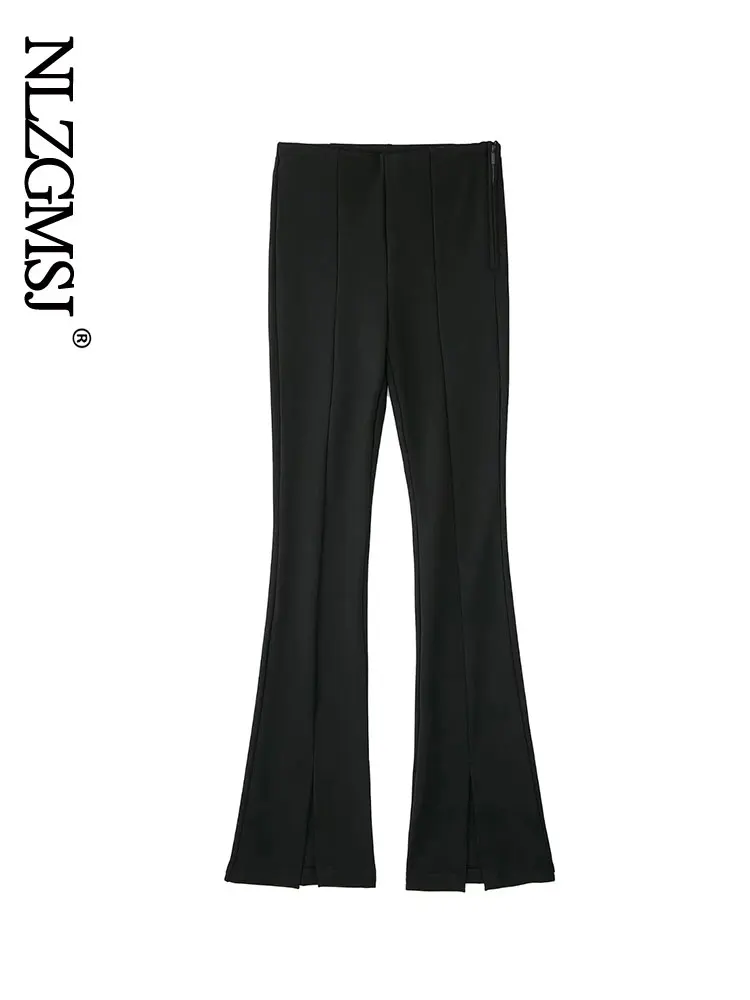 Nlzgmsj 2022 New Ladies Sexy Fashion High Waist Leggings Female Hem Slit Flared Pants 202208 
Nlzgmsj 2022 New Ladies Sexy Fashion High Waist Leggings Female Hem Slit Flared Pants 202208