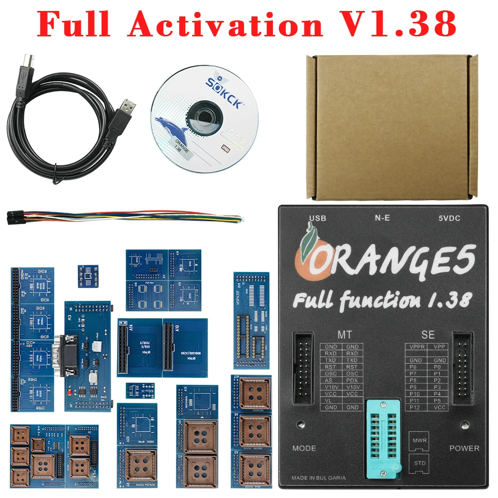 Лучший OEM-программатор Orange5 с полным адаптером, оранжевый 5 V1.38/V1.36/V1.35, выбор устройства с усовершенствованной функцией, 24 адаптера
Лучший OEM-программатор Orange5 с полным адаптером, оранжевый 5 V1.38/V1.36/V1.35, выбор устройства с усовершенствованной функцией, 24 адаптера