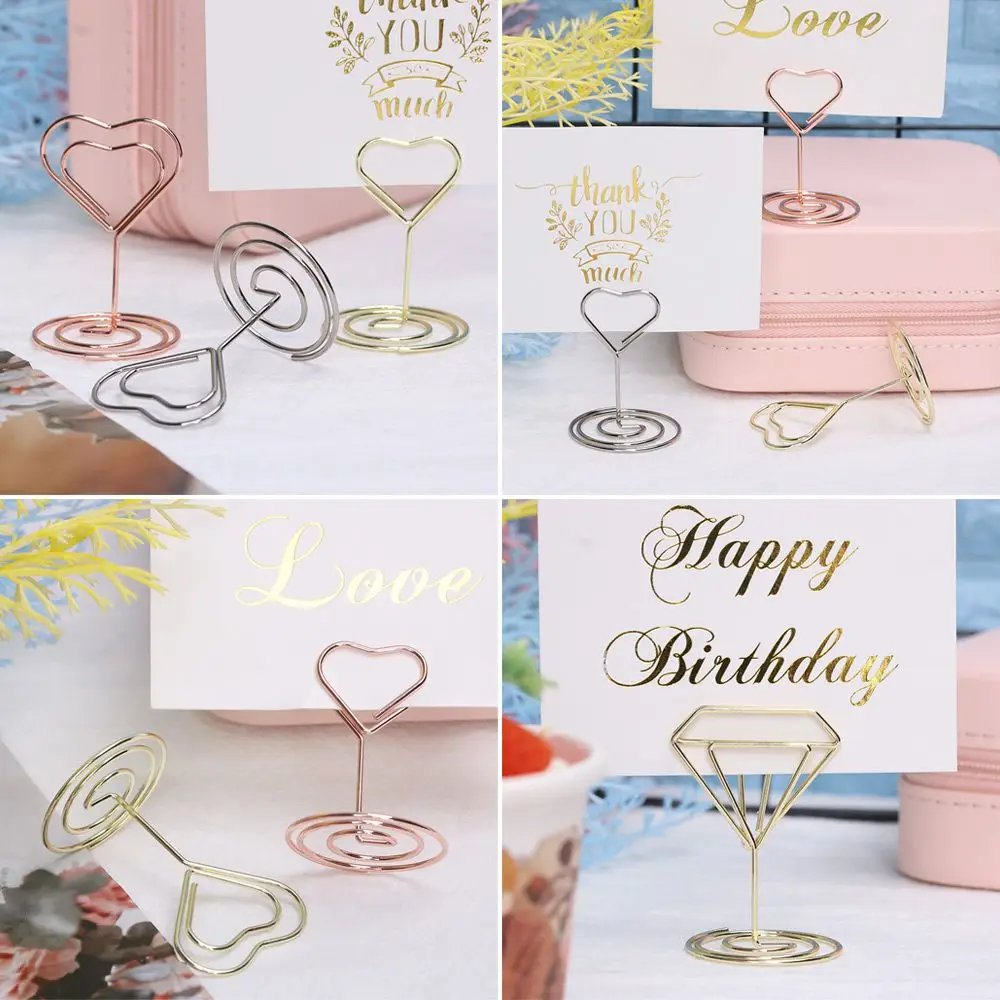1/5PCS Cool Wedding Party Desktop Decoration Place Card Holder Romantic Heart Diamond Photo Clip Table Number Stand
1/5PCS Cool Wedding Party Desktop Decoration Place Card Holder Romantic Heart Diamond Photo Clip Table Number Stand