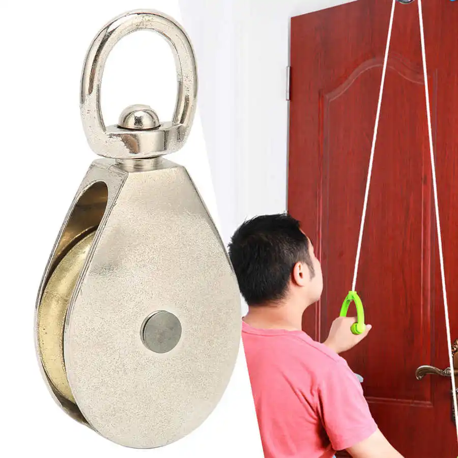 Mute Rotatable Alloy Single Pulley for Home Weight Exercise Strength Lifting Physical Rehabilitation Training Pulley Equipment
Mute Rotatable Alloy Single Pulley for Home Weight Exercise Strength Lifting Physical Rehabilitation Training Pulley Equipment