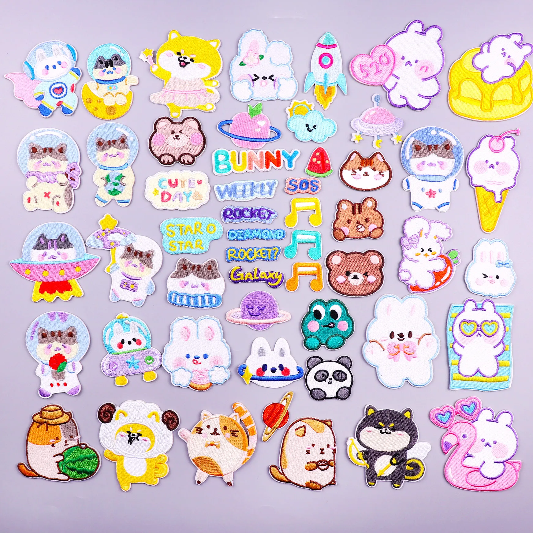 Cartoon Animal Self-Adhesive Path Embroidered Patches On Clothes Dog Letter Patches For Clothing Stripes Badges DIY Applique Sew
Cartoon Animal Self-Adhesive Path Embroidered Patches On Clothes Dog Letter Patches For Clothing Stripes Badges DIY Applique Sew