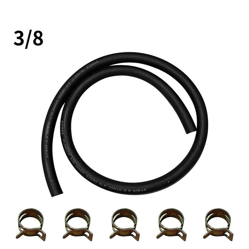 3/8” Inch Fuel Gas Line 3.28 Feet with 5 Pcs Hose Clamps for Boat Marine Outboard Gas Diesel Petrol
3/8” Inch Fuel Gas Line 3.28 Feet with 5 Pcs Hose Clamps for Boat Marine Outboard Gas Diesel Petrol