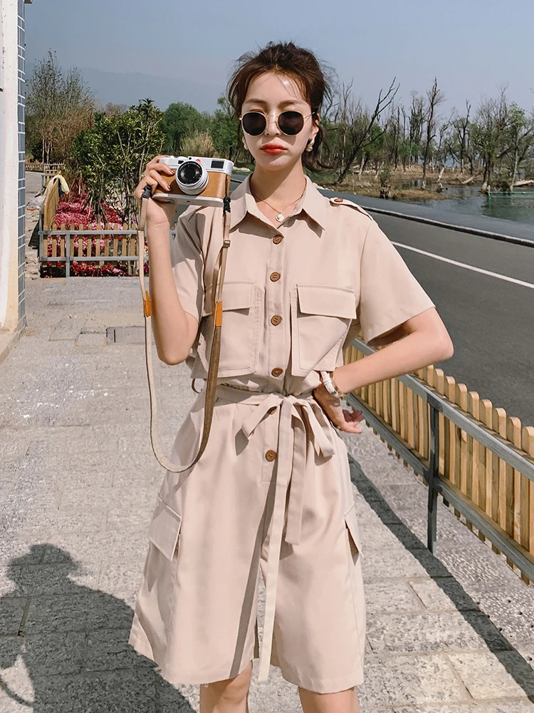 Women Short Sleeve Wide Leg Shorts Jumpsuit 2022 Summer Female Streetwear Hiphop Loose Black One Piece Cargo Romper Overalls K17
Women Short Sleeve Wide Leg Shorts Jumpsuit 2022 Summer Female Streetwear Hiphop Loose Black One Piece Cargo Romper Overalls K17