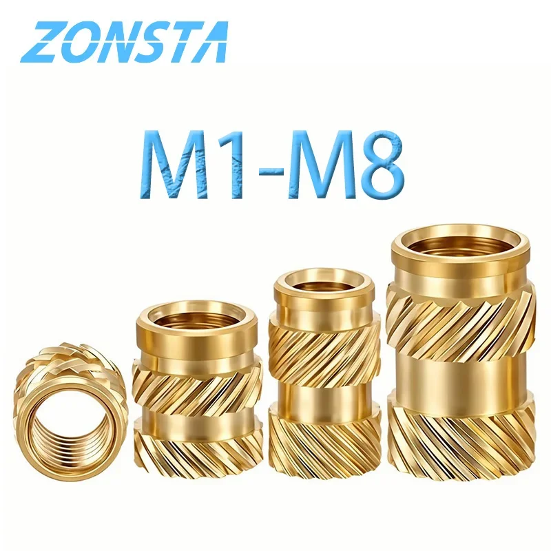Brass Insert Knurled Thread Nut M1 M1.4 M1.6 M1.7 M2 M2.5 M3 M4 M5 M6 M8 Hot Melt Heat Molding Embedment Copper 3D Printing Nuts
Brass Insert Knurled Thread Nut M1 M1.4 M1.6 M1.7 M2 M2.5 M3 M4 M5 M6 M8 Hot Melt Heat Molding Embedment Copper 3D Printing Nuts