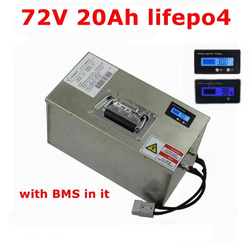 MLG lithium 72v 20Ah lifepo4 battery Lithium iron phosphate deep cycle for 3000w bike scooter Tricycle motorcycle + 3A charger
MLG lithium 72v 20Ah lifepo4 battery Lithium iron phosphate deep cycle for 3000w bike scooter Tricycle motorcycle + 3A charger