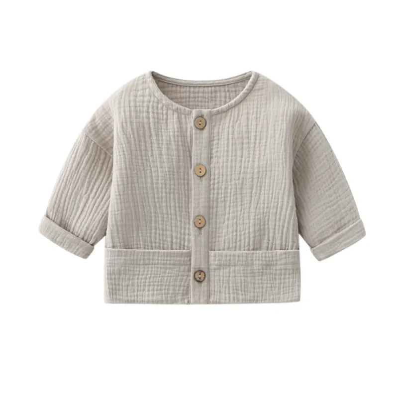 Baby Girls Cotton Jackets Spring Solid Long Sleeve Newborn Infantil Button Up Coats Autumn Toddler Kids Outerwear Cardigans 0-3Y
Baby Girls Cotton Jackets Spring Solid Long Sleeve Newborn Infantil Button Up Coats Autumn Toddler Kids Outerwear Cardigans 0-3Y