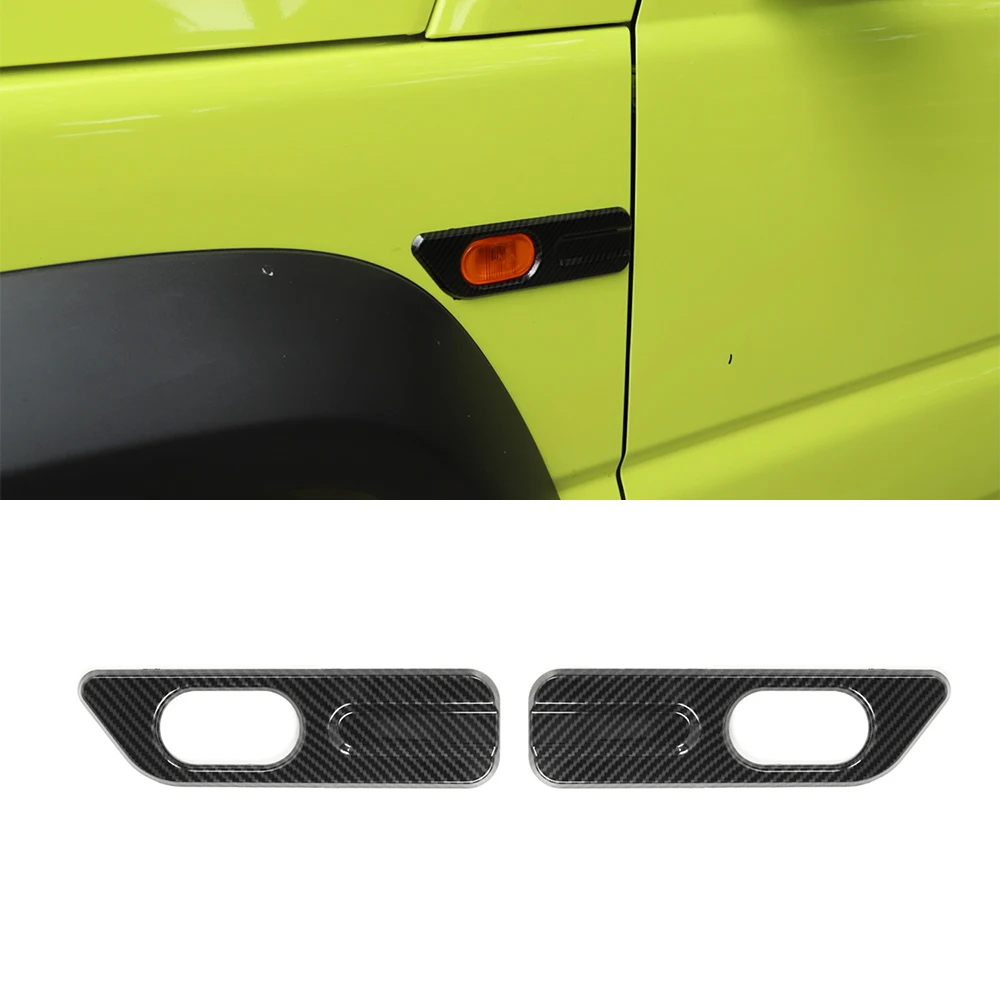 Car Fender Turn Signal Light Decoration Trim Cover for Suzuki Jimny 2019-2022 JB74 JB64 Exterior Accessories ABS Carbon Fiber
Car Fender Turn Signal Light Decoration Trim Cover for Suzuki Jimny 2019-2022 JB74 JB64 Exterior Accessories ABS Carbon Fiber
