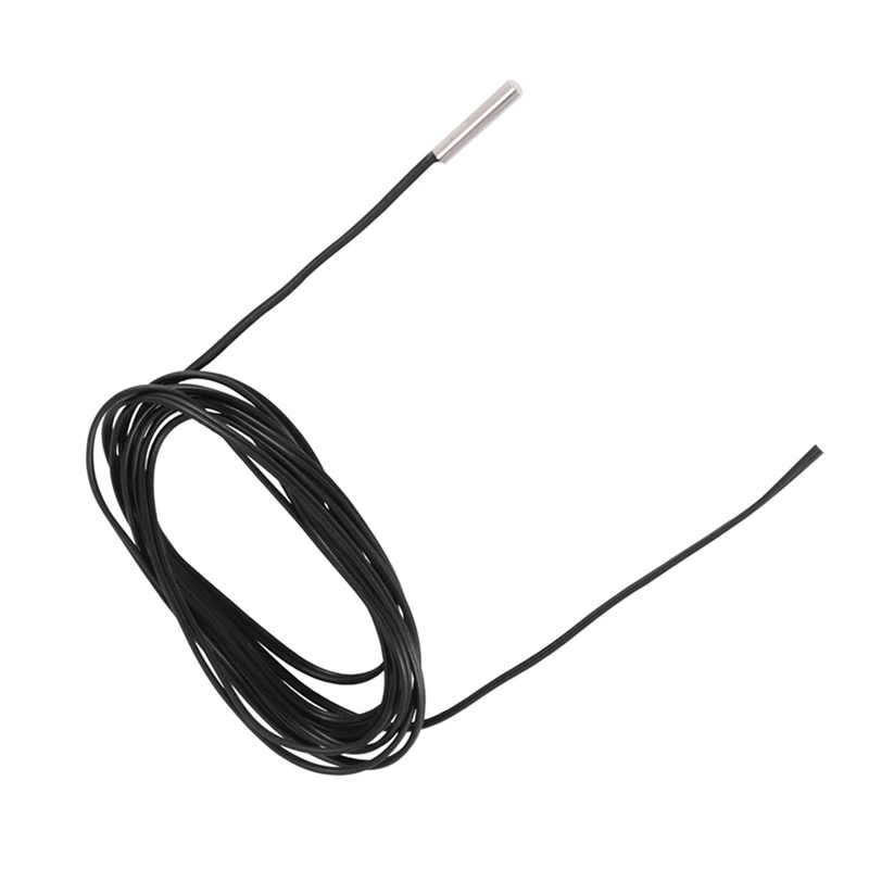 New 8Pcs 2 M NTC Thermistor Temperature Sensor Waterproof Probe Wire 10 K 1% 3950 Black
New 8Pcs 2 M NTC Thermistor Temperature Sensor Waterproof Probe Wire 10 K 1% 3950 Black