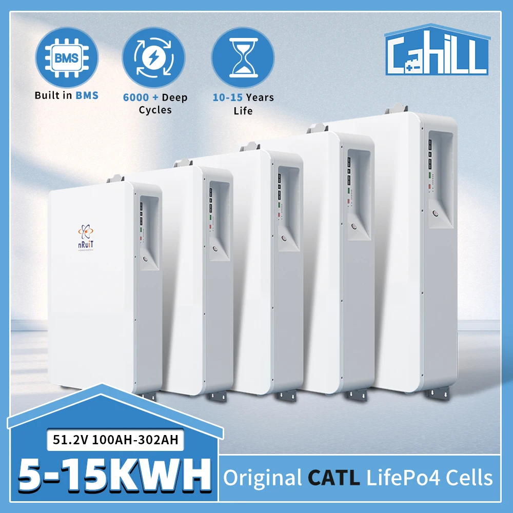 nRuit Lifepo4 Battery 48V Powerwall 100Ah 176Ah 200Ah 300Ah Battery Pack for Home 5KW 10KW 15KW On Off Grid Solar Energy System
nRuit Lifepo4 Battery 48V Powerwall 100Ah 176Ah 200Ah 300Ah Battery Pack for Home 5KW 10KW 15KW On Off Grid Solar Energy System