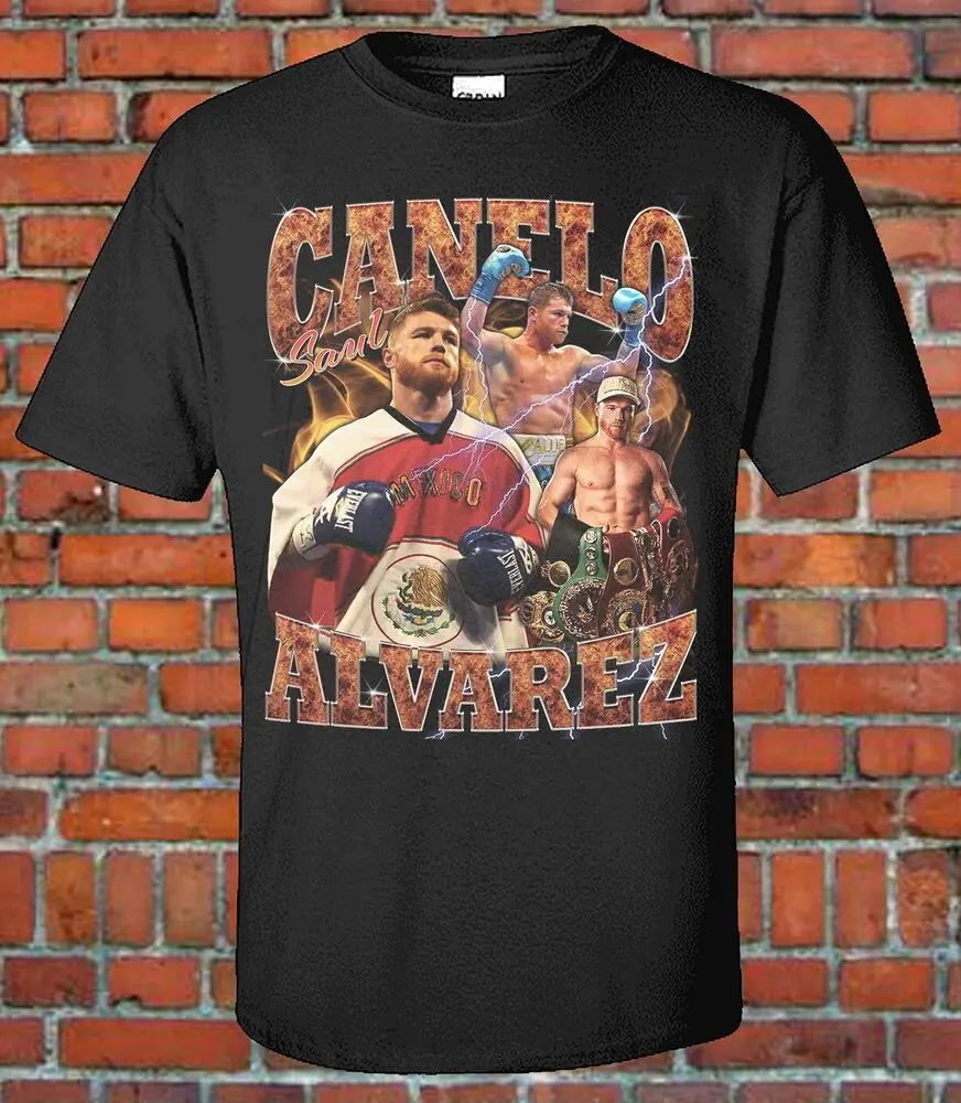 Футболка Canelo в стиле 90-х с художественным рисунком Высококачественная футболка