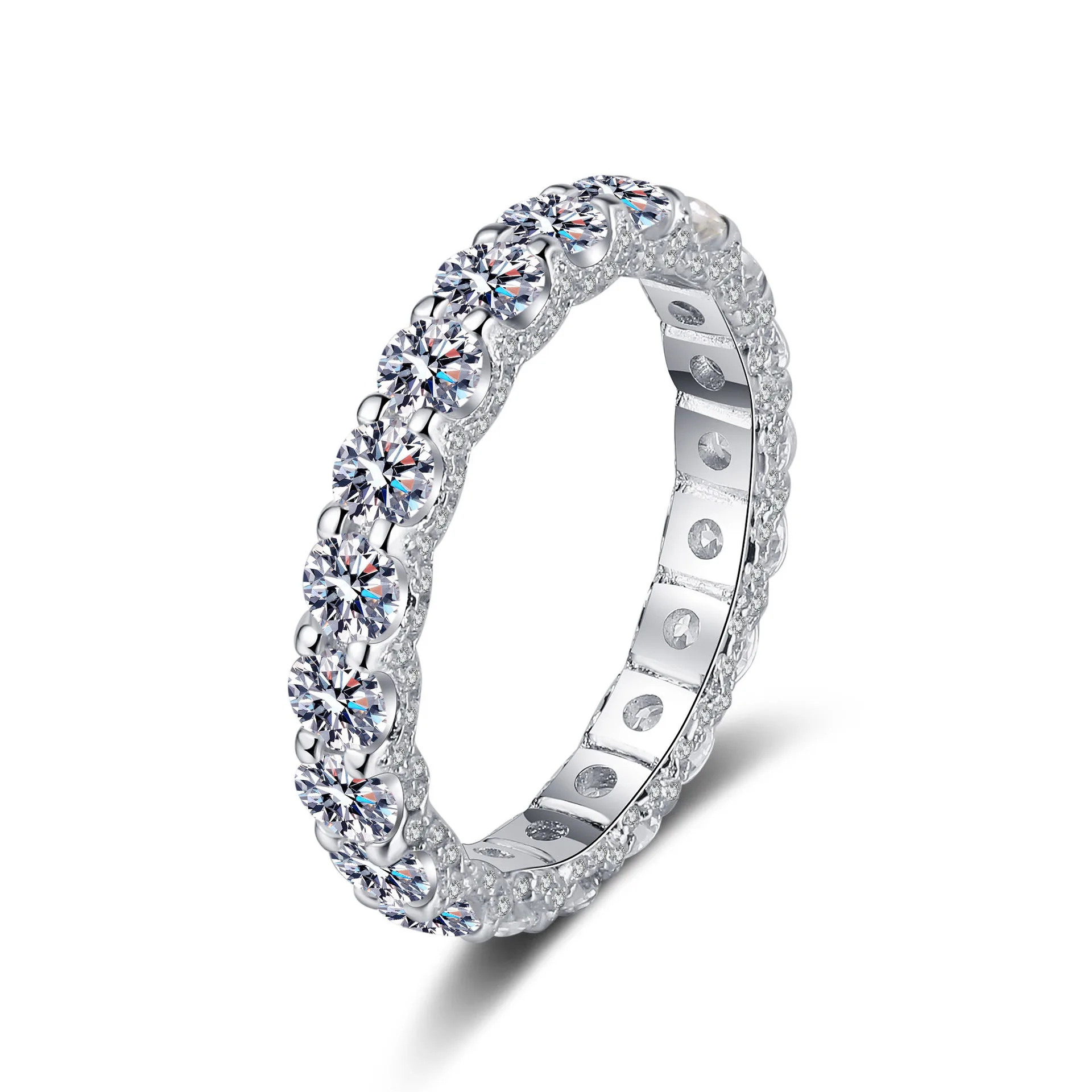 Aisne Real 2.1ct VVS D Color Moissanite Wedding Ring For Women Engagement White Gold Color 100% 925 Sterling Silver Jewelry Ring
Aisne Real 2.1ct VVS D Color Moissanite Wedding Ring For Women Engagement White Gold Color 100% 925 Sterling Silver Jewelry Ring