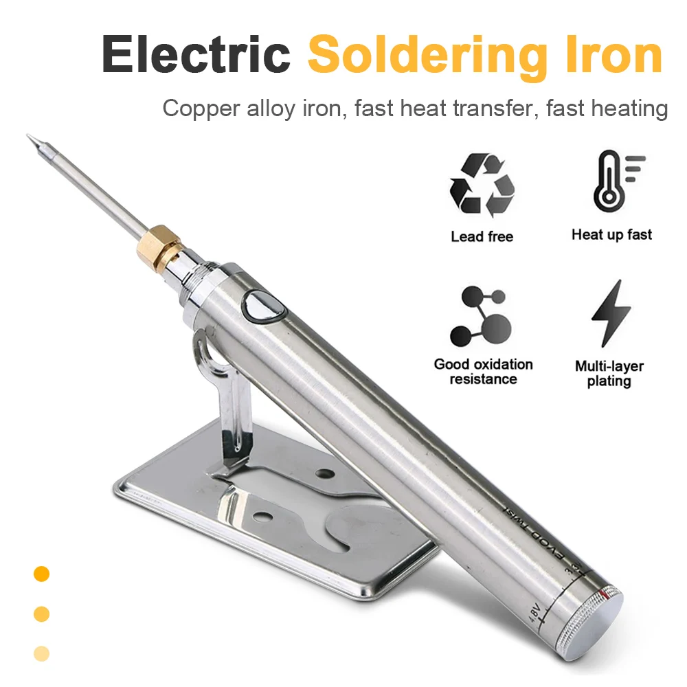 Wireless Charging Electric Soldering Iron Tin Solder Iron USB Fast Charging Portable Microelectronics Repair Welding Tools
Wireless Charging Electric Soldering Iron Tin Solder Iron USB Fast Charging Portable Microelectronics Repair Welding Tools