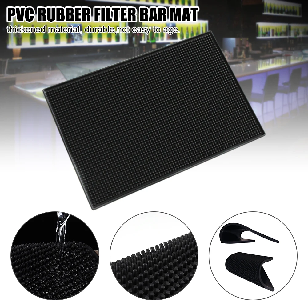 Rectangle Rubber Beer Bar Service Spill Mat For Table Cup Black Water Proof Anti-skid Mat Glass Coaster Place Plate Mat
Rectangle Rubber Beer Bar Service Spill Mat For Table Cup Black Water Proof Anti-skid Mat Glass Coaster Place Plate Mat